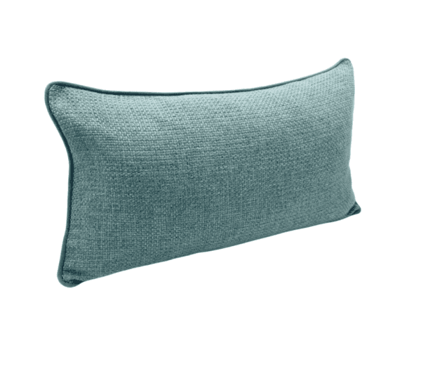 AC221 - Cushion Rectangle Teal Reversible Linen/Velvet
