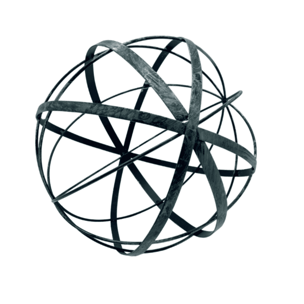 Ball 15 - Black Wrought Iron Ball (15.5"Dia)