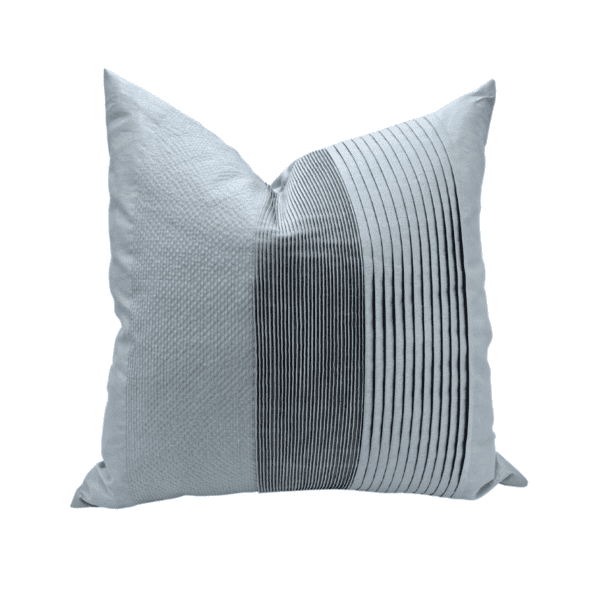 AC229 - Silver Cushion with Micro Pleats