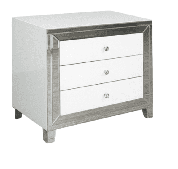 Eva Mirrored End Table - Large