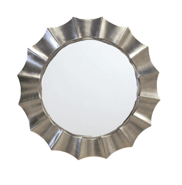 M65 - Corona Round Mirror Champagne Colour Frame (2Ft 10")