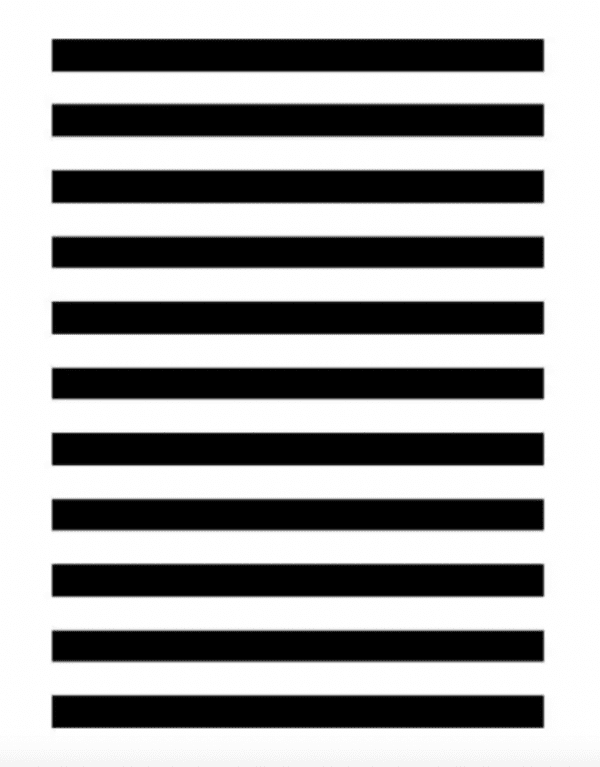 C90 - Outdoor Black/White Stripe Carpet 8'x 10'