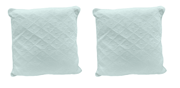 Euro 11 - White Diamond Pattern (Set of 2)