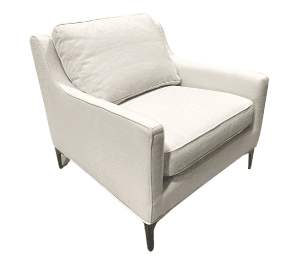 Florence Arm Chair  Black Metal Legs