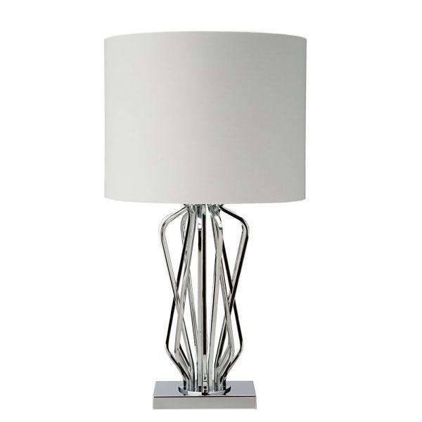 LP27 - Pair of Lamps Silver Twine