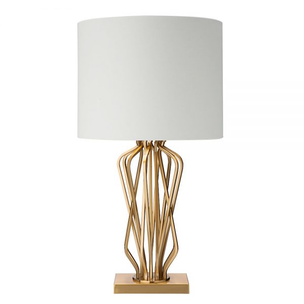 LP25 - Pair of Lamps Gold Base