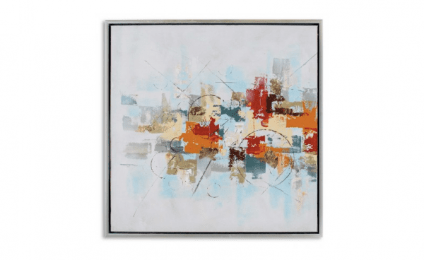 Art - Orange Geometric