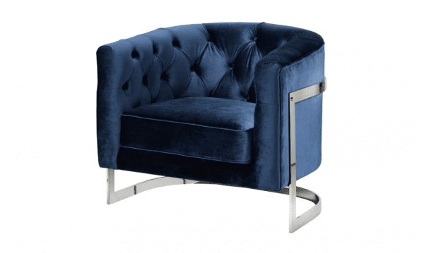 Guilford Occasional Chair - Blue Velvet