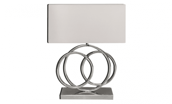 LP23 - Pair of Lamps Chrome Circle Base