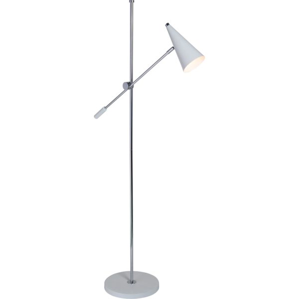 L10 - Stand Up Lamp White Cone