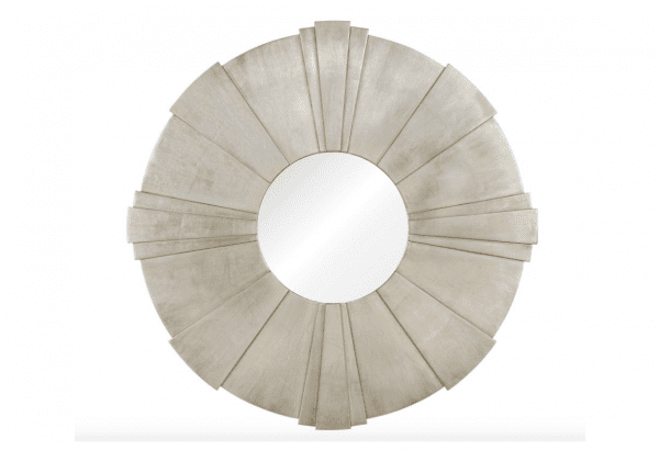 M18 - Mirror Round Mercury Glass Frame