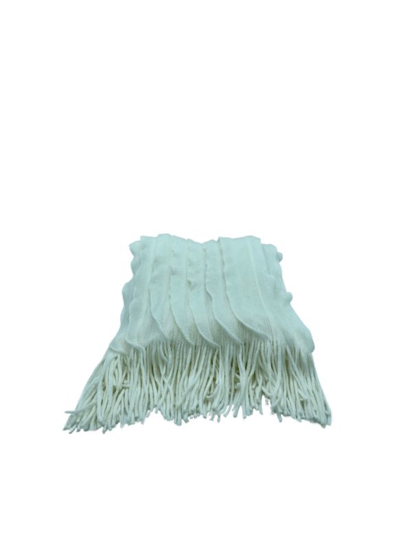 Throw 24 - White Knit
